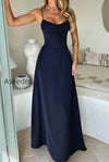 elegant-solid-tie-bodycon-maxi-dress
