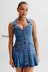 sleeveless-halter-denim-dress